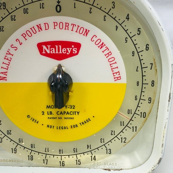Vintage Pelouze 2LB Portion Control Kitchen Tool 1954 Nalley's Dial Model Y-32 - Picture 10 of 12